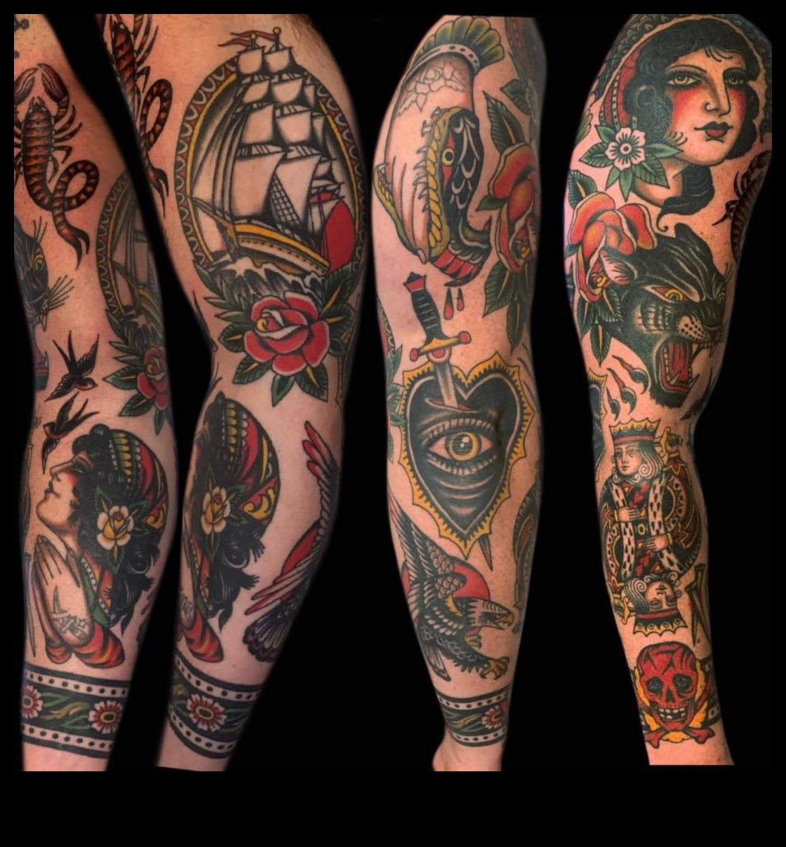 Old School Cool: קעקועים מסורתיים קלאסיים שדמיינו מחדש