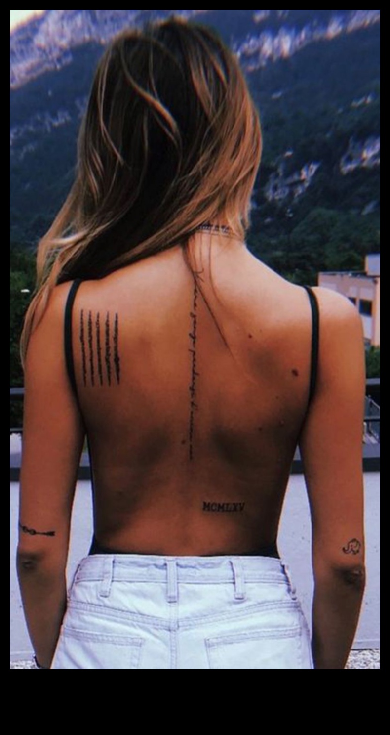 קנבס של עמוד השדרה: חקר אומנות הקעקועים האפיים של הצהרה אחורית