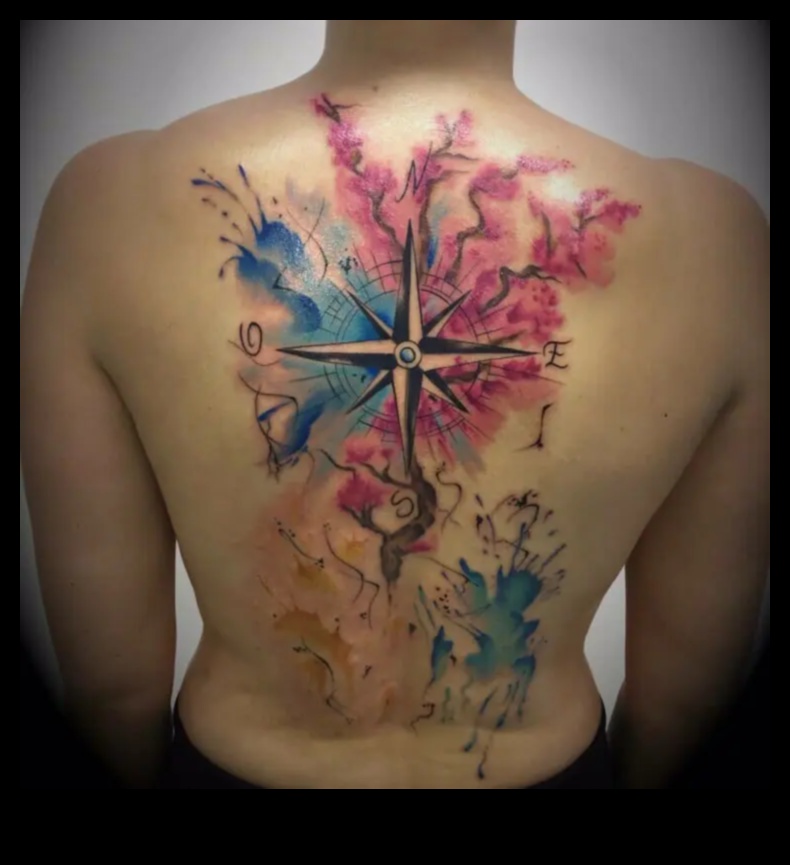 קנבס של צבע: קעקועים בצבעי מים מרהיבים בשבילך