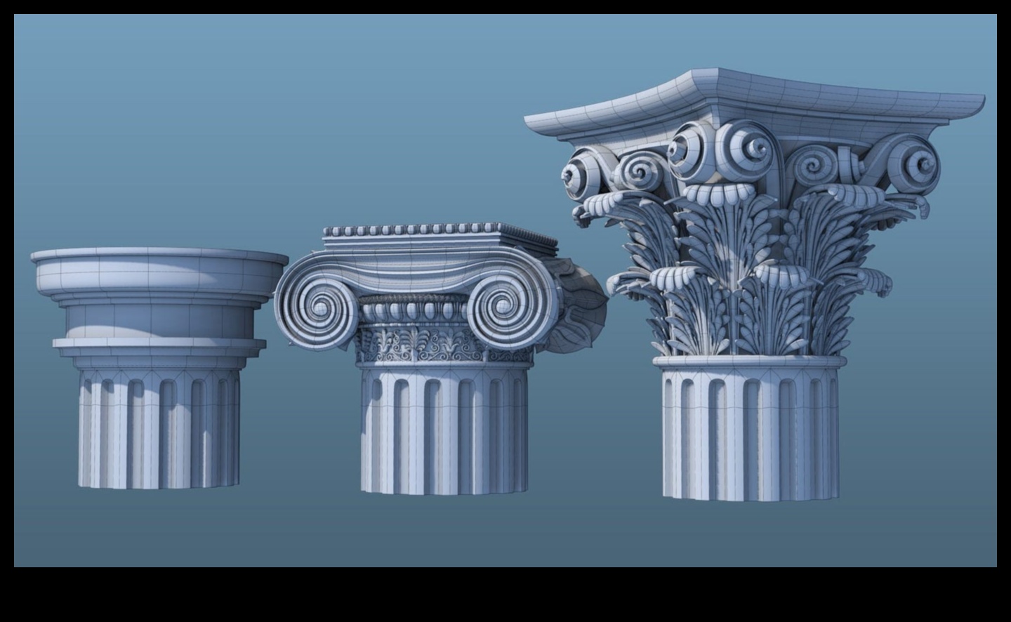דורית, יונית, קורינתית: פלאים אדריכליים במקדשים יווניים