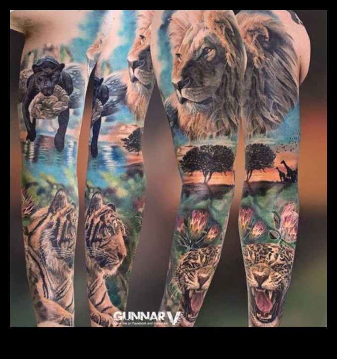 יומני ג'ונגל: צלול לתוך נרטיבים של קעקועים של בעלי חיים