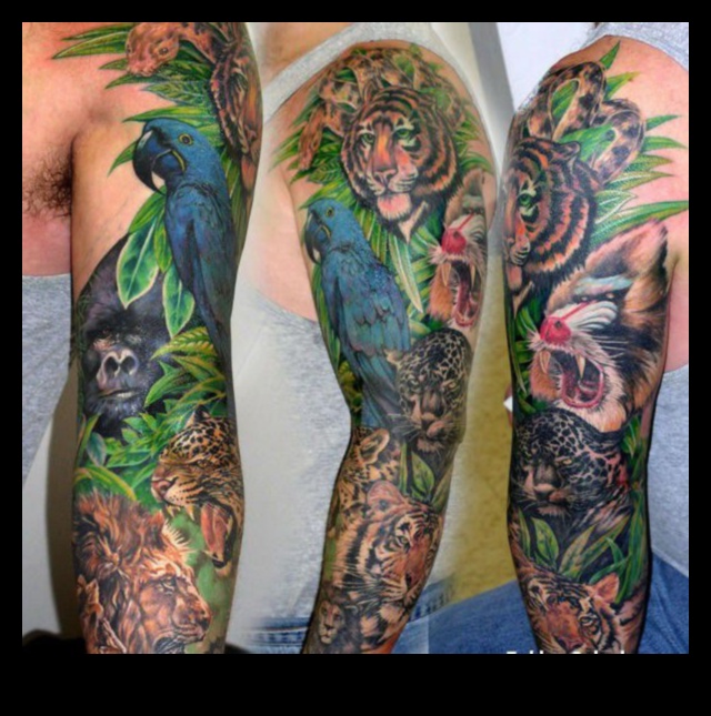 יומני ג'ונגל: צלול לתוך נרטיבים של קעקועים של בעלי חיים